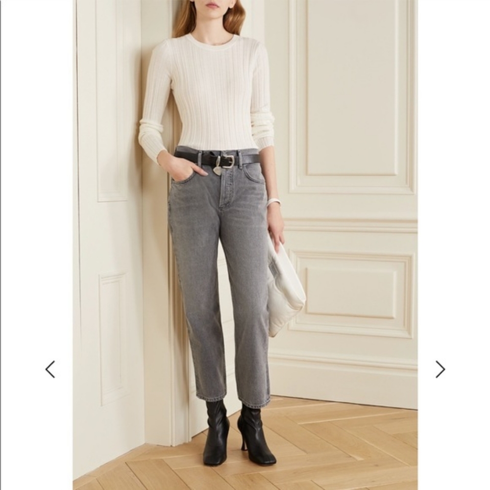 Agolde Ripley Straight Jeans in Dovetail
